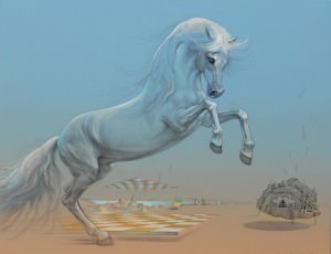 Majestic horse II. Óleo sobre lienzo, 89 x 116 cm. 2014
